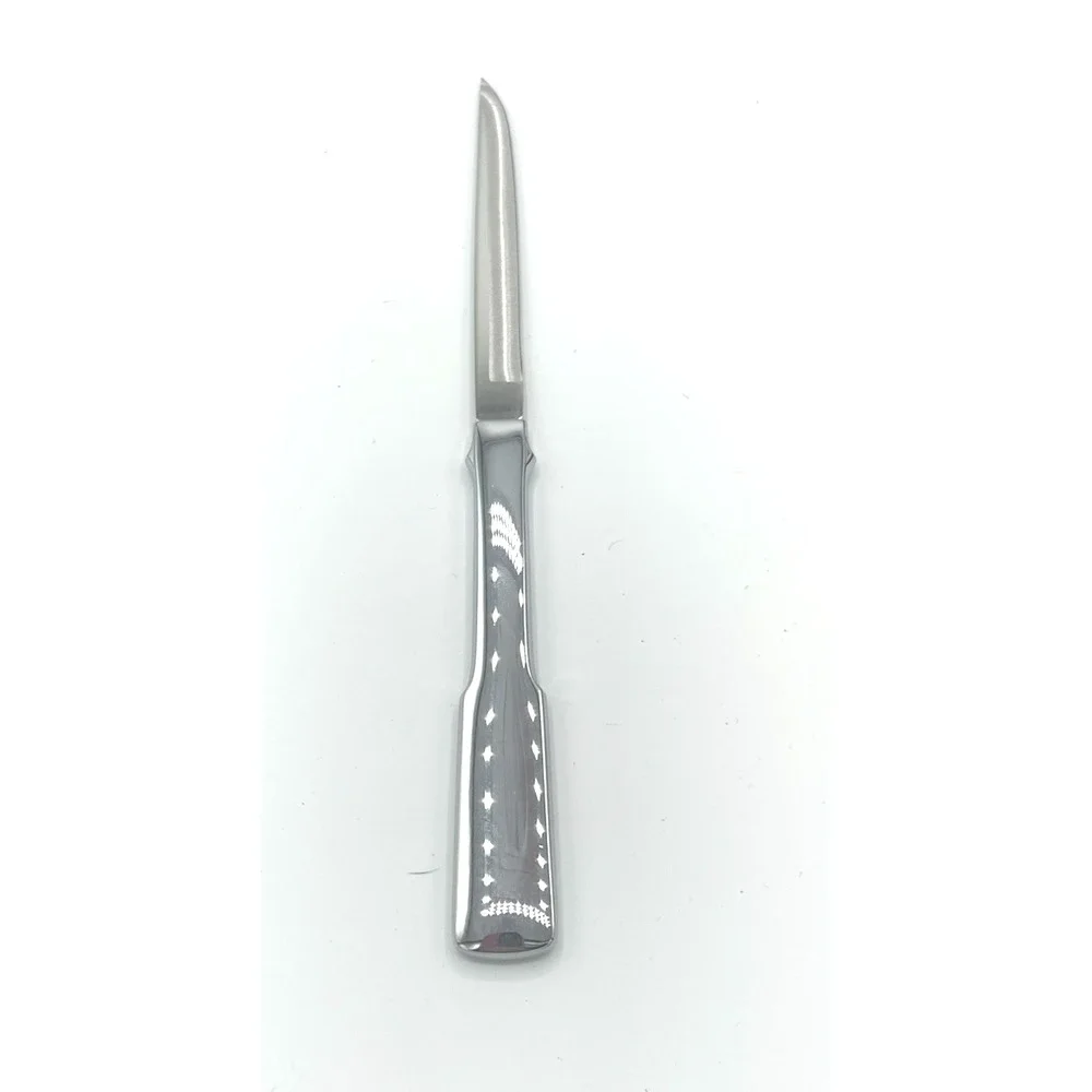 Vintage 60's 70's Carvel Hall Towle 2‎ Pc Carving Set + Steak Knives Inscribed J